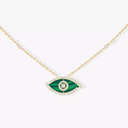 Lucky Eye Necklace Malachite
