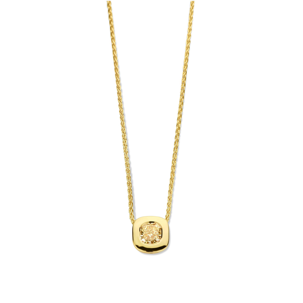 Rosegold pendant with diamond