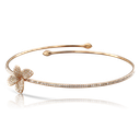 Petit Garden Choker in Pink Gold with Diamonds