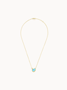 Necklace SIGNATURE 2 Drops Swiss Topaz / Diamond Pavé Swiss Topaz and Diamond Pavé