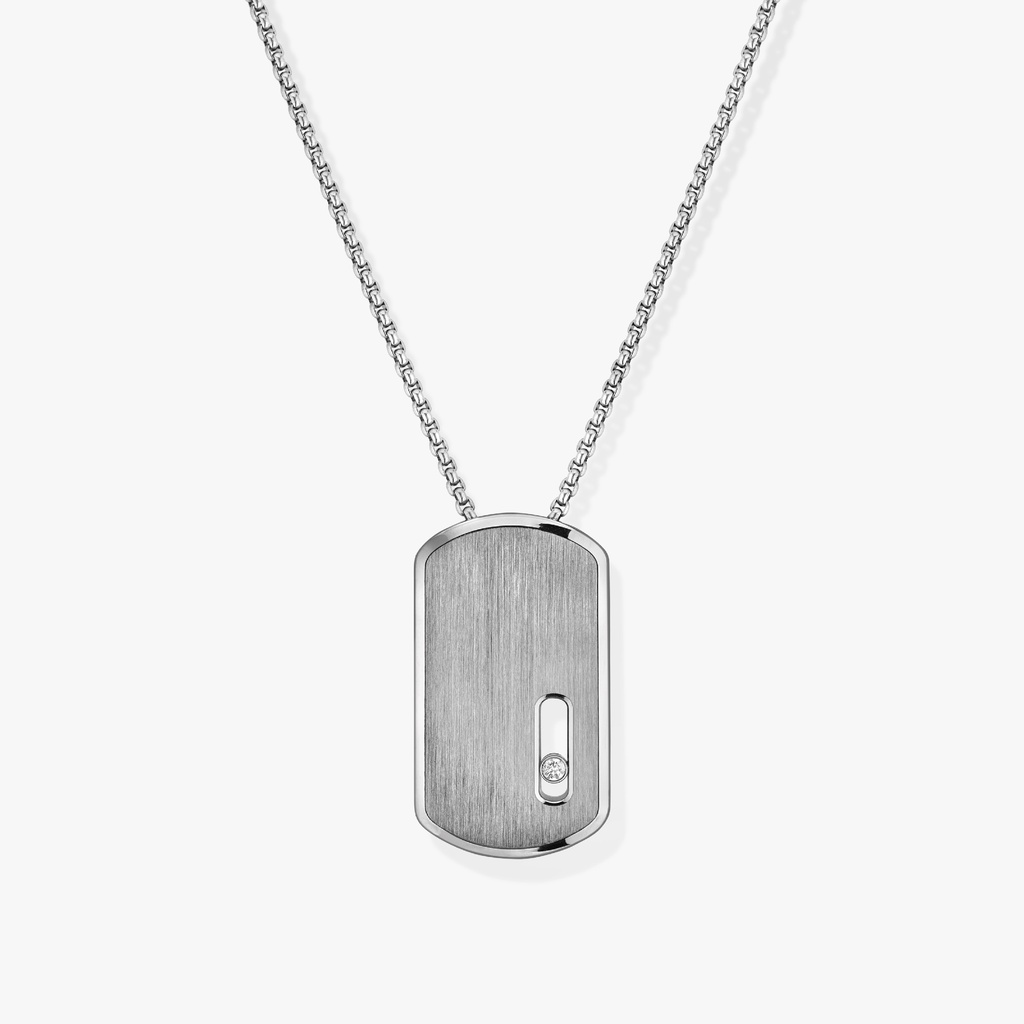 MOVE TITANIUM NATURAL LM PENDANT NECKLACE