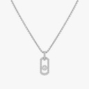 So Move Natural Titanium Pavé Pendant