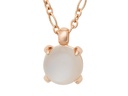 Pendant Pink Gold set with Moonstone