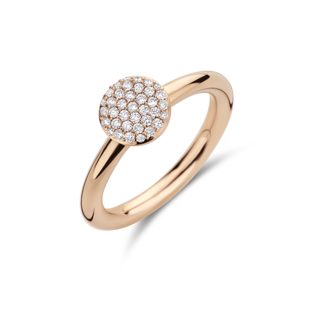 Stardust ring pavé