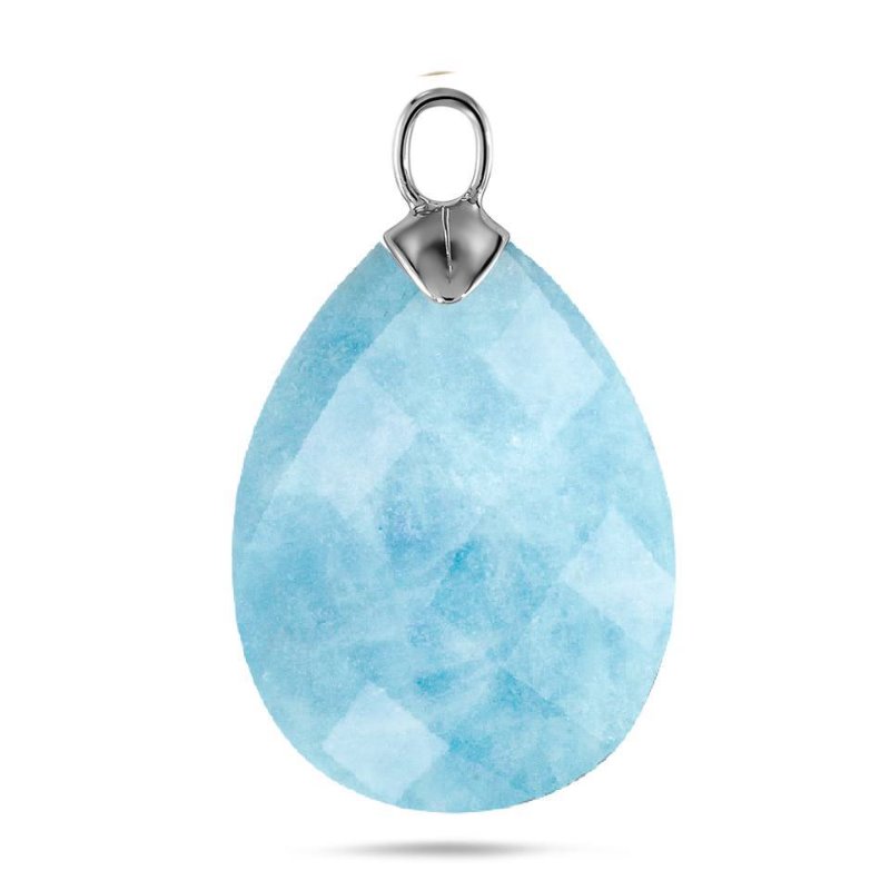 milky aquamarine for earrings