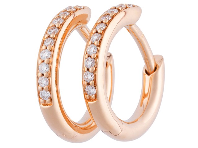 Hoops with Diamonds