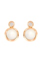 BOUTON earrings sand Moonstone