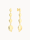 SIGNATURE WAVE Earrings large 18K yellow gold