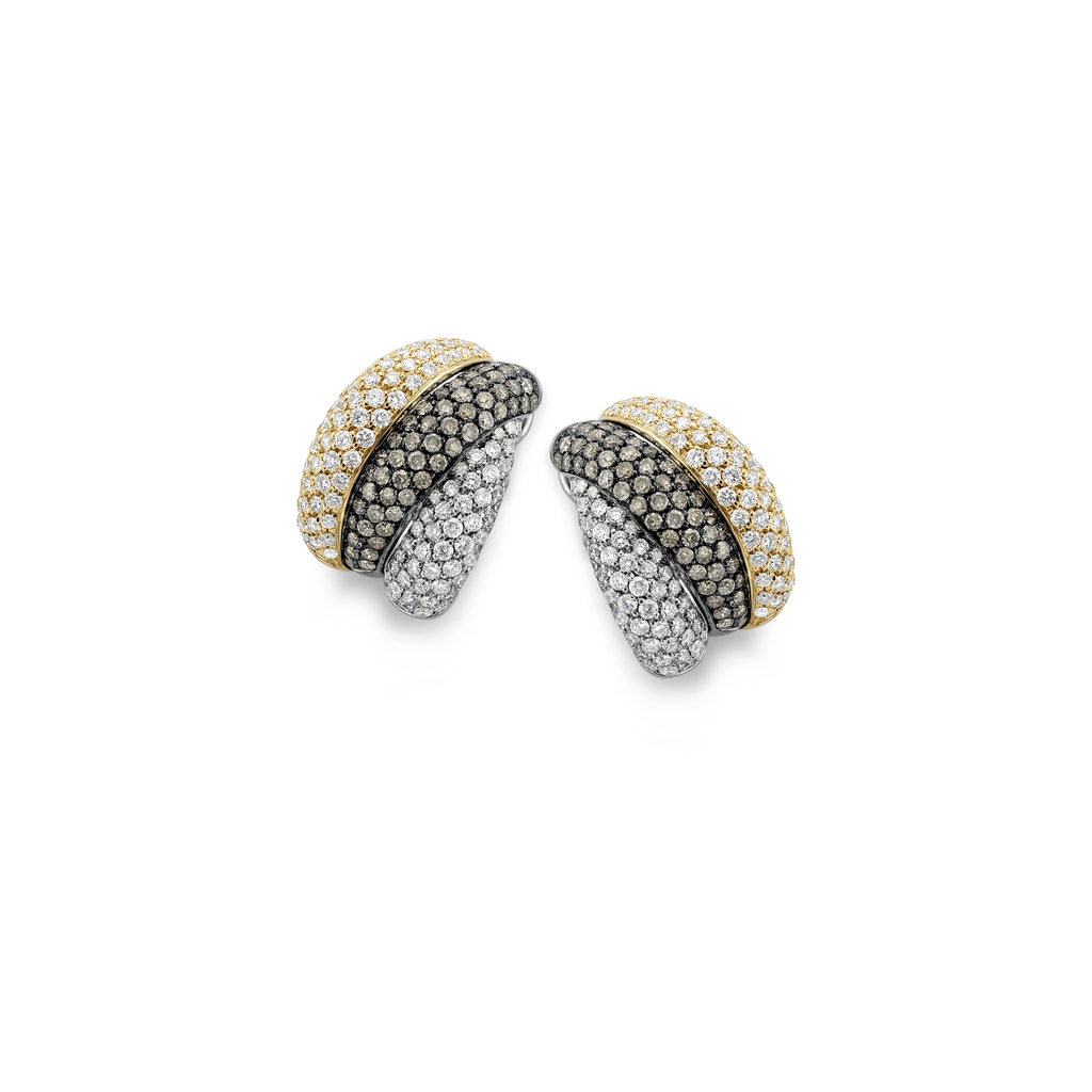 Earrings pavée