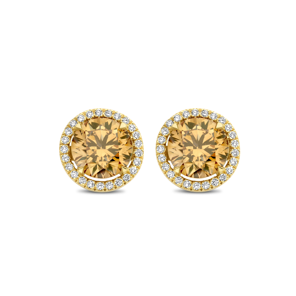 Earrings Pink Gold