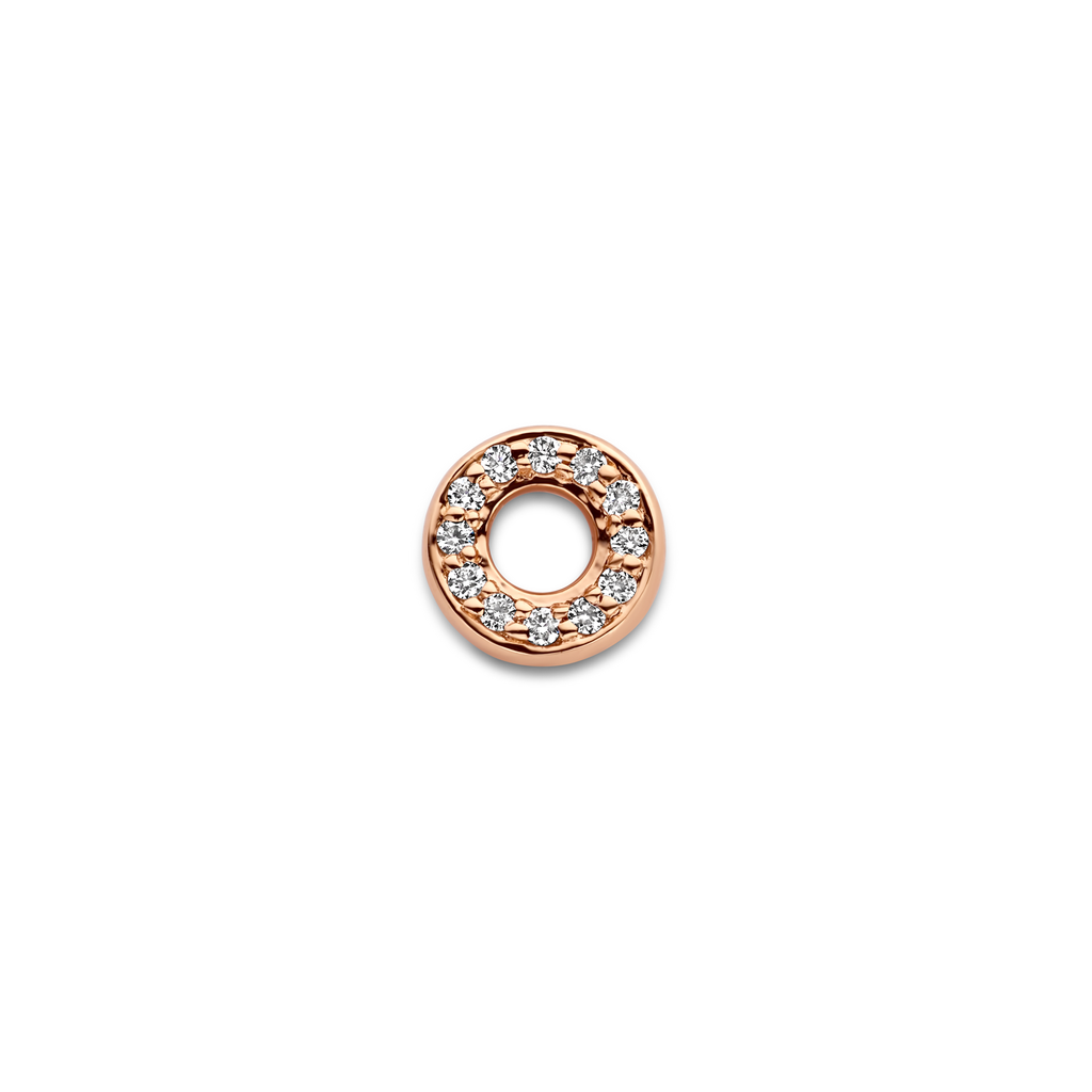 Joy studs with diamonds