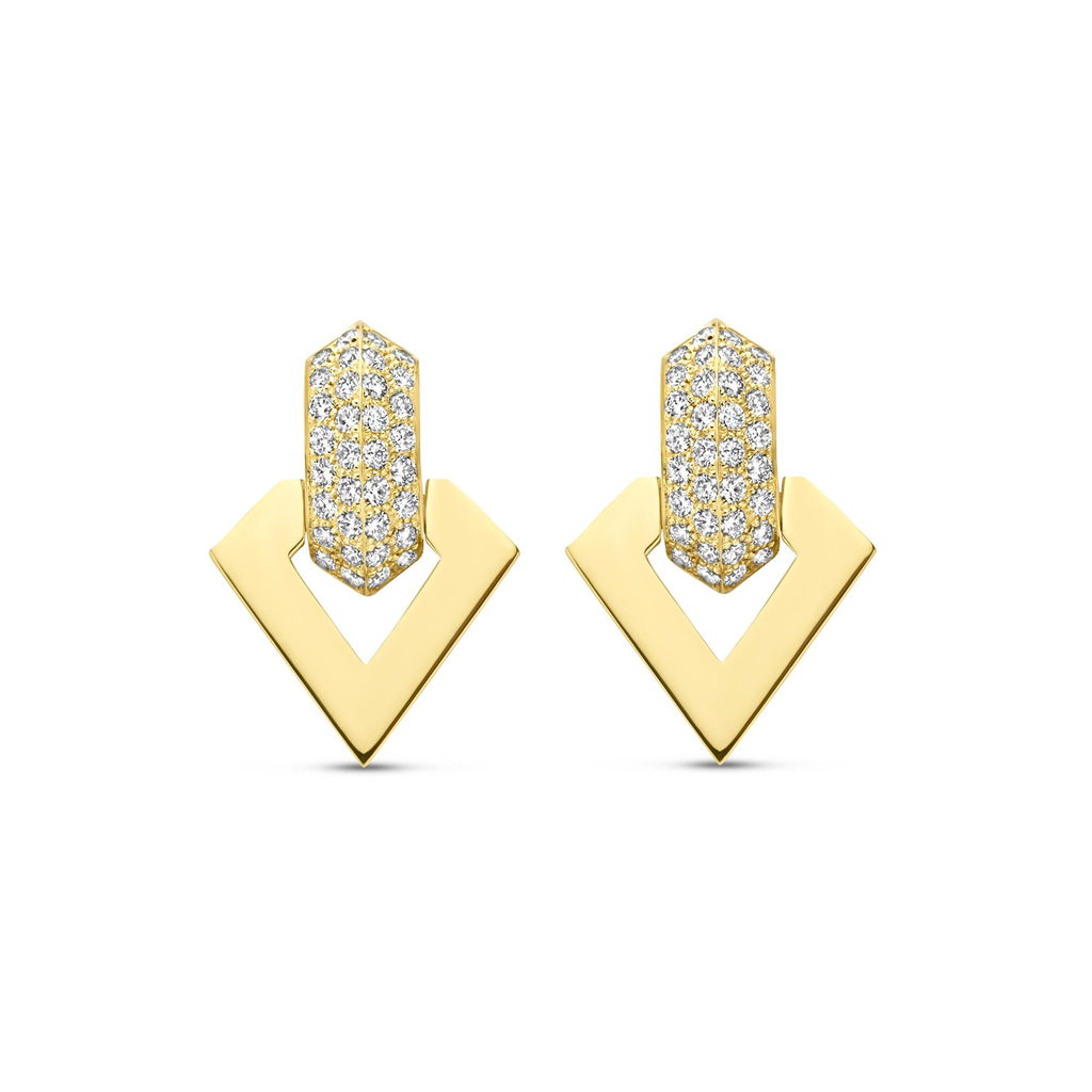 Single Brute Dangling Earrings