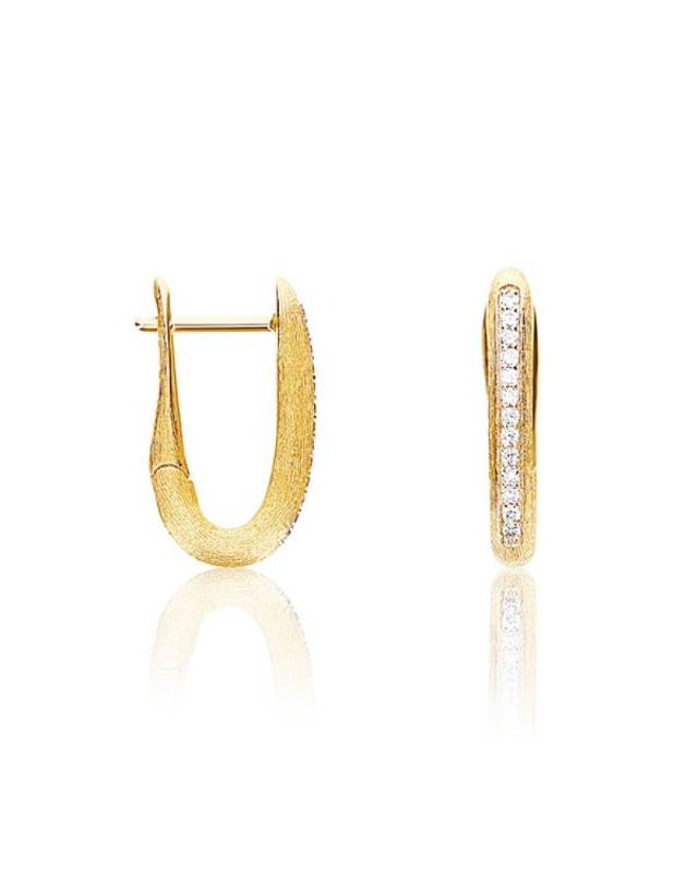 Libera Earrings in Yellow Gold with Diamonds
