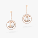Lucky Move Hoops with Mother-of-Pearl