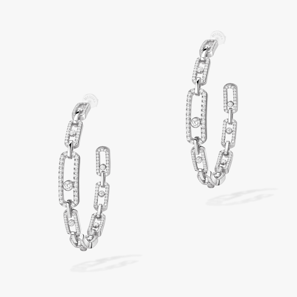 Move Link Medium Hoop Earrings