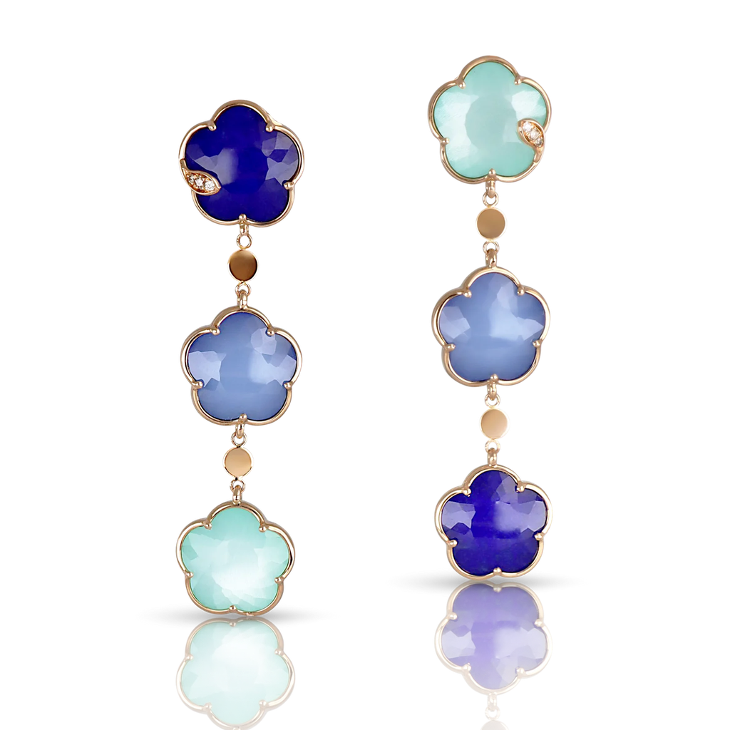 Ton Joli Earrings in Pink Gold