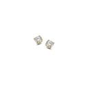 Studs with diamonds