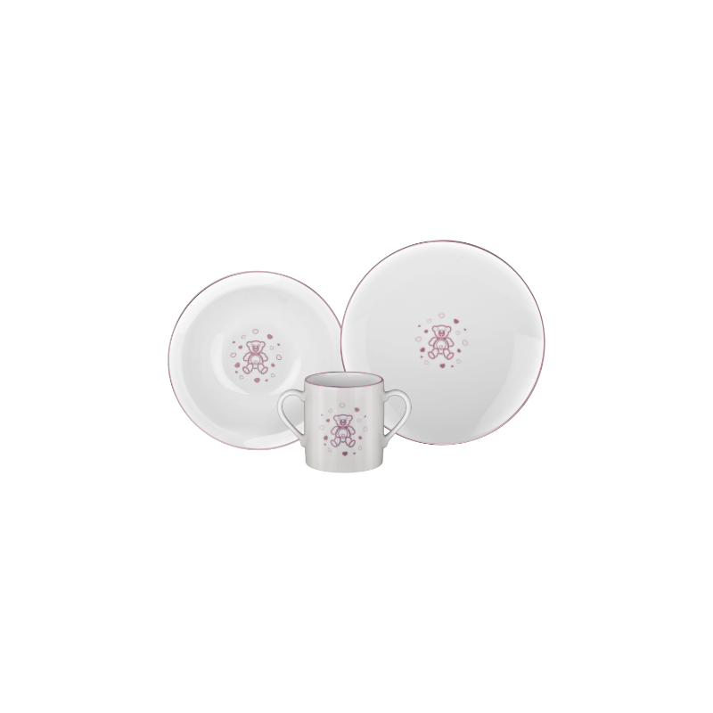 HAPPY BEAR THREE-PIECE SET