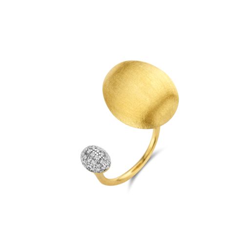 Dancing in the Rain Yellow Gold set with Diamonds