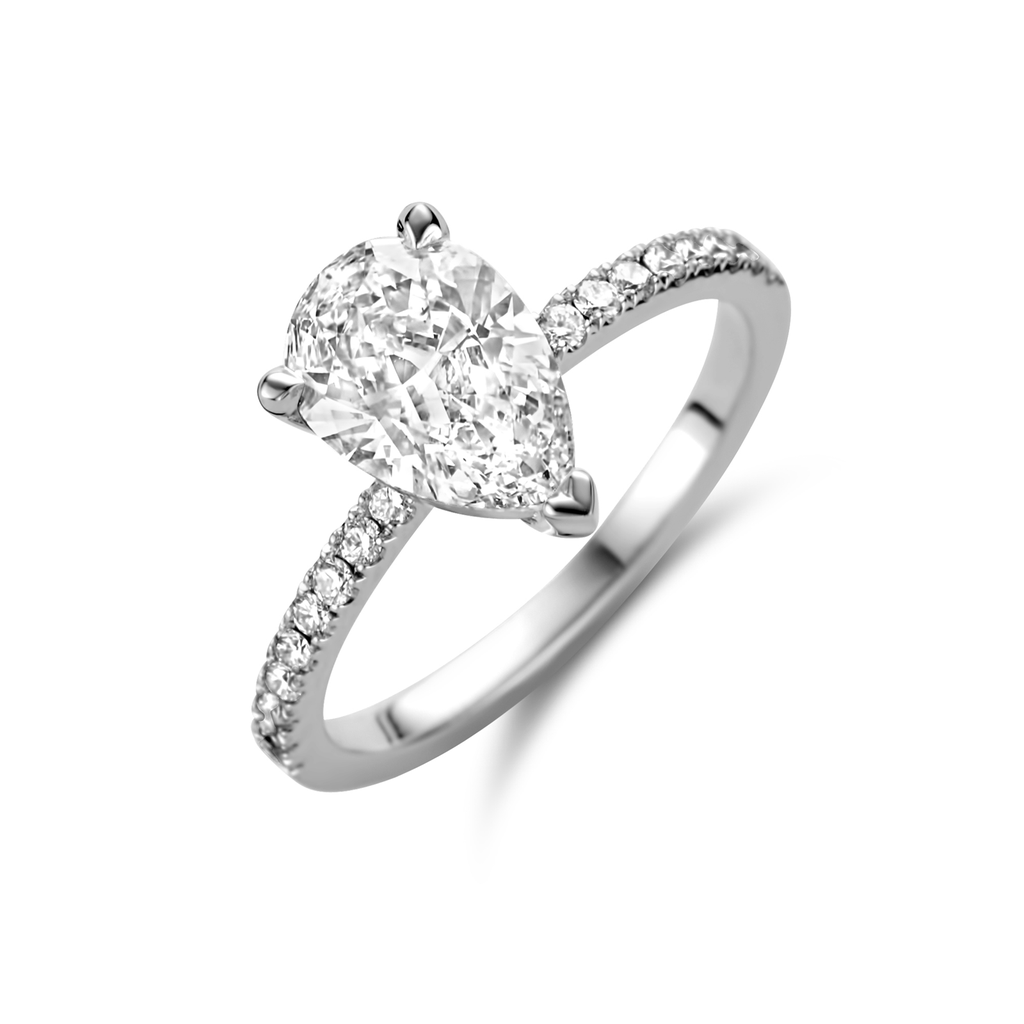 Solitair pear cut 1.57ct