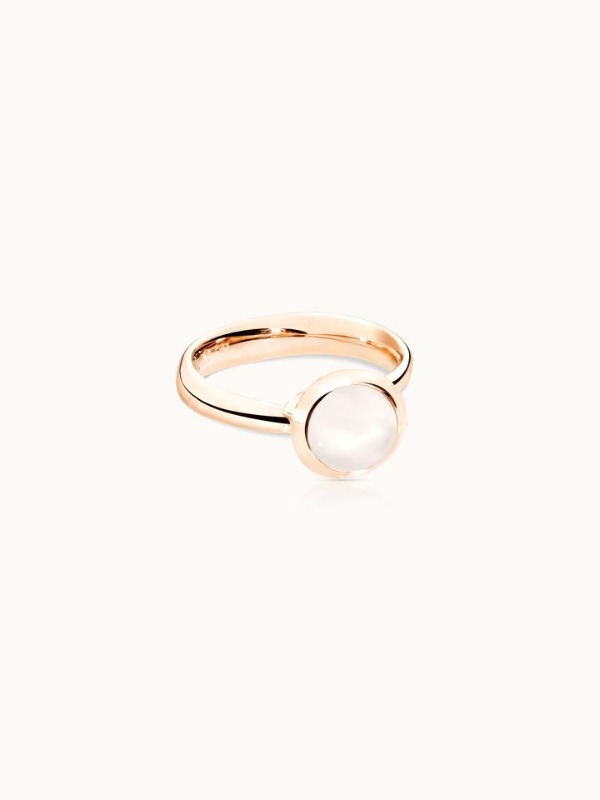 Bouton ring sand moonstone