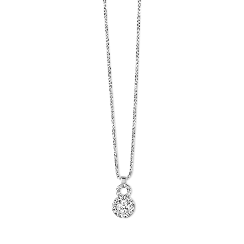 Pendant with diamond