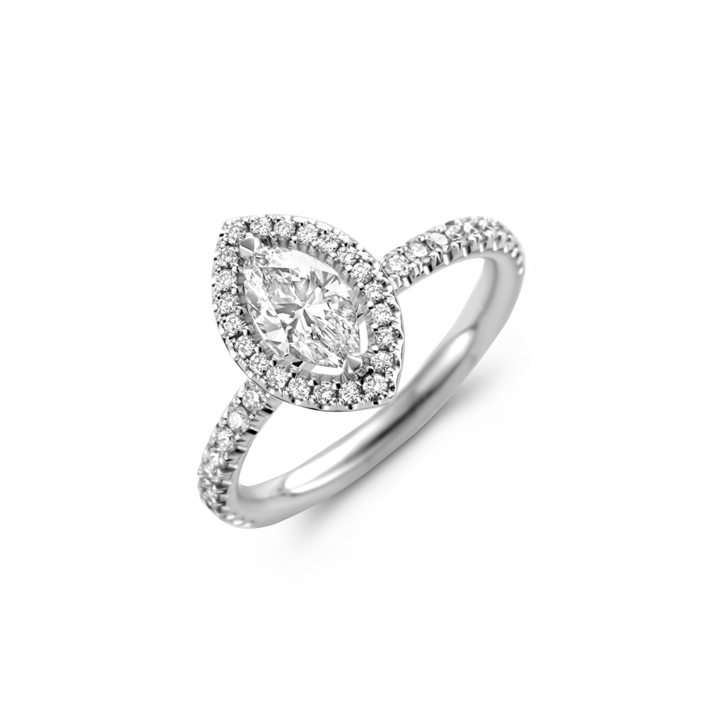 Solitaire marquise