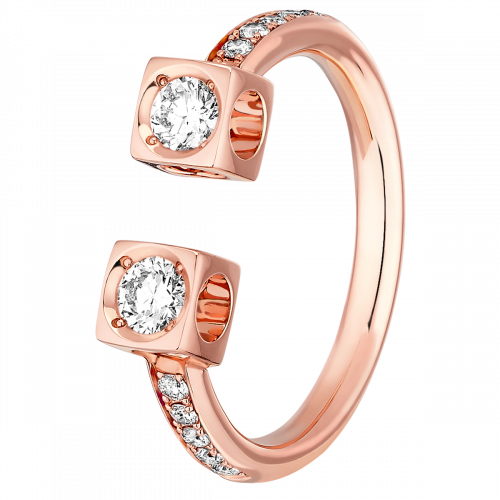 Le Cube Diamant large ring