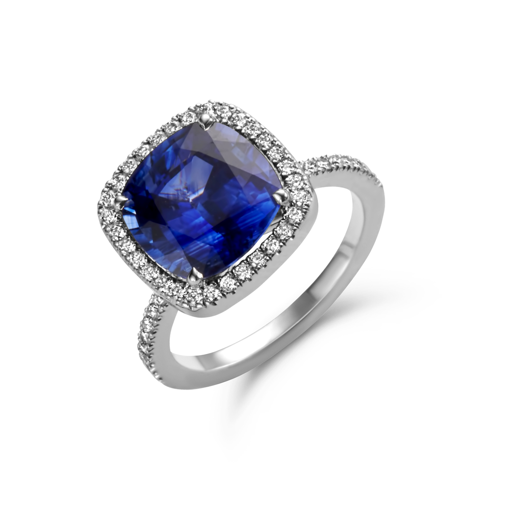 Solitaire sapphire