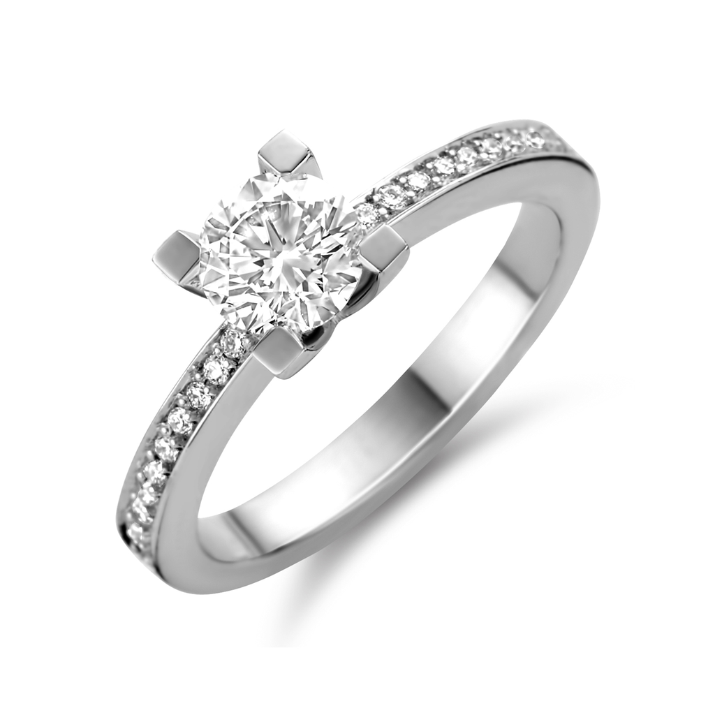 Solitaire 0.84ct-F-Vs1