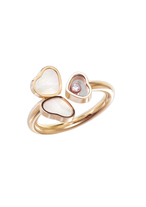 Happy Hearts Wings ring