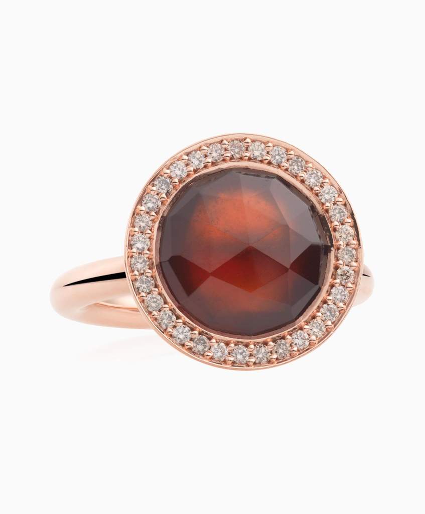 Sushi ring heboniet and diamonds