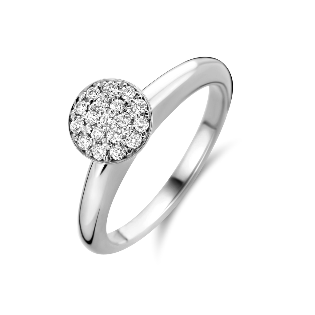 Capri ring white gold