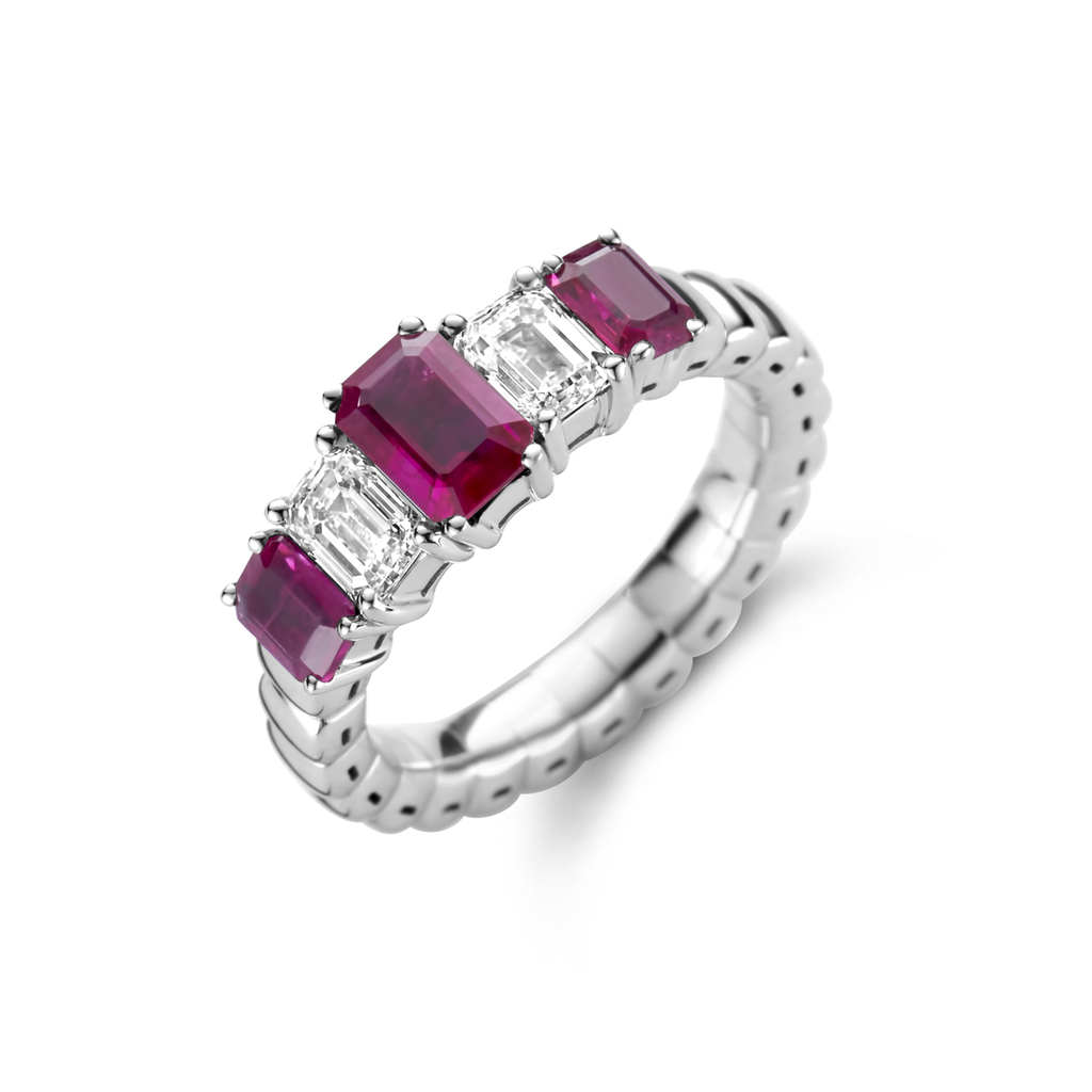 Ring diamonds & ruby