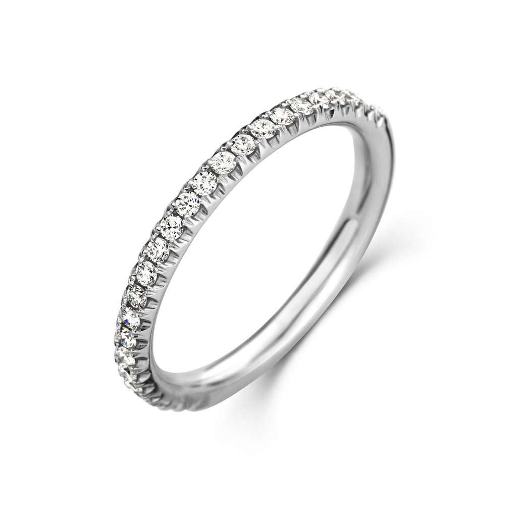 Diamond Set Wedding Band