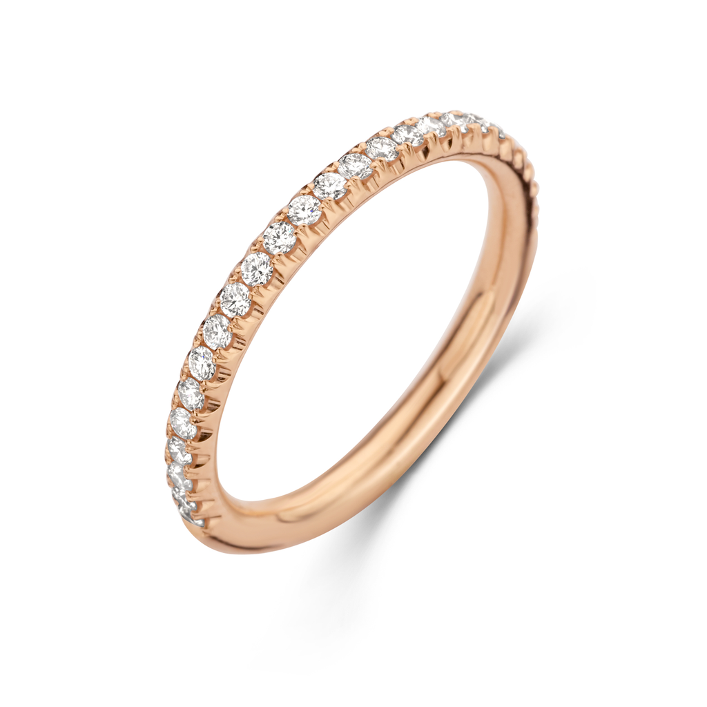 Diamond Set Wedding Band