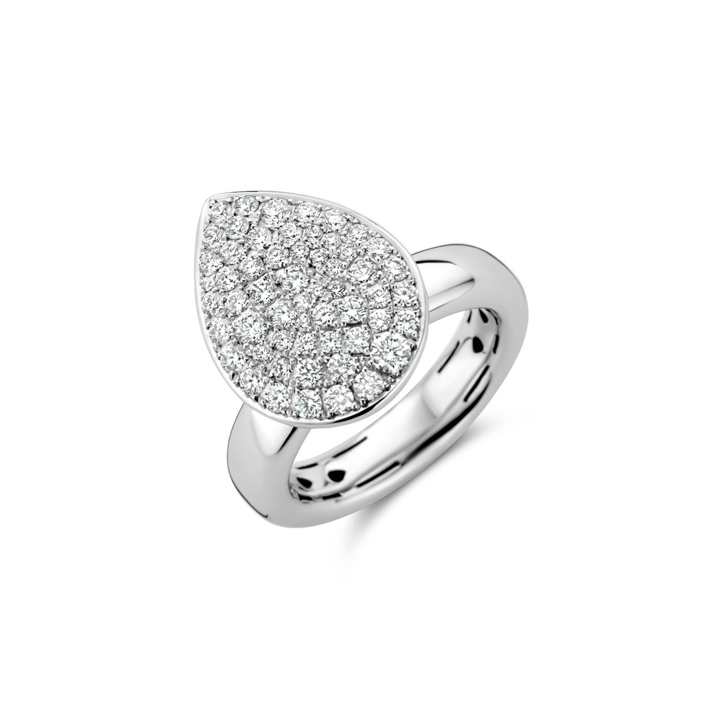 Ring White Gold set with Diamonds