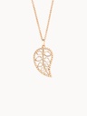 Pendant India golden Leaf large