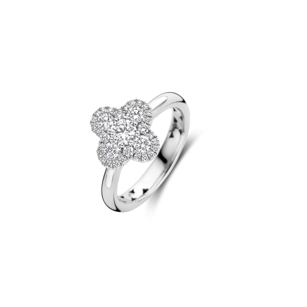 Ring in White Gold with Diamonds