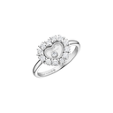 Whitegold ring Happy Diamonds