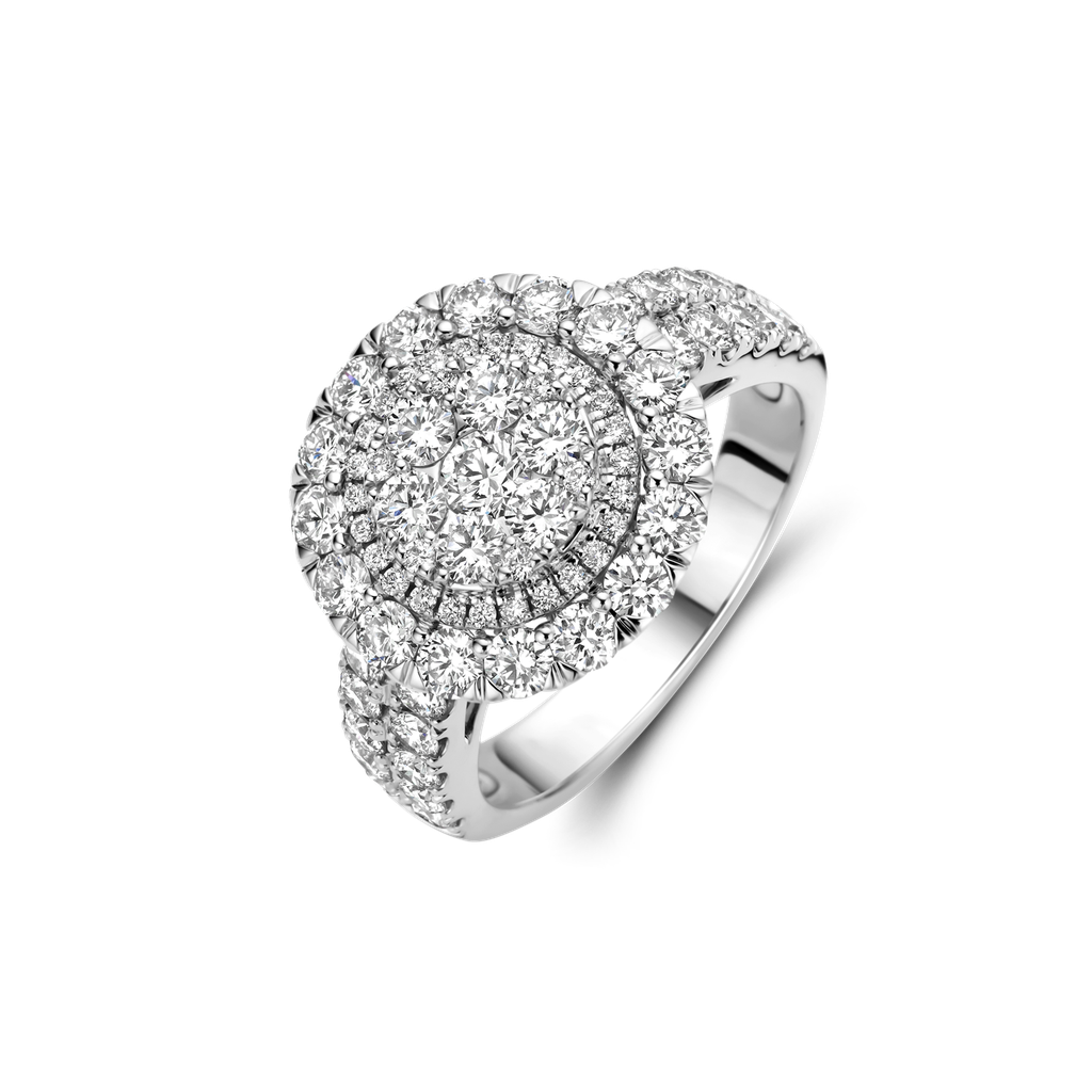 Illusion Pavé Ring