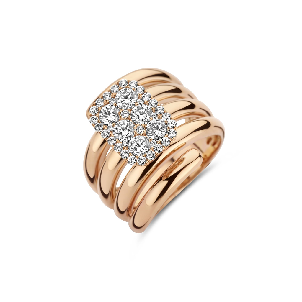 Illusion Pavé Ring