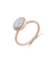 Dancing Elite Ring in Pink Gold with Diamonds