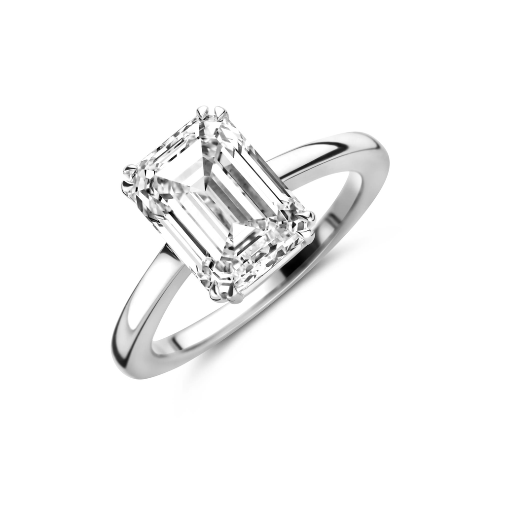 Whitegold solitaire with diamond