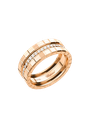 Ice Cube Ring in Pink Gold with Diamonds