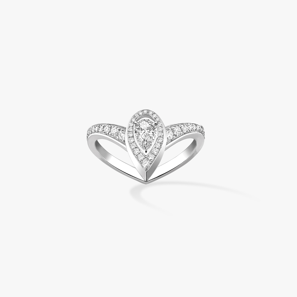 Diamond ring Fiery 0.10 ct