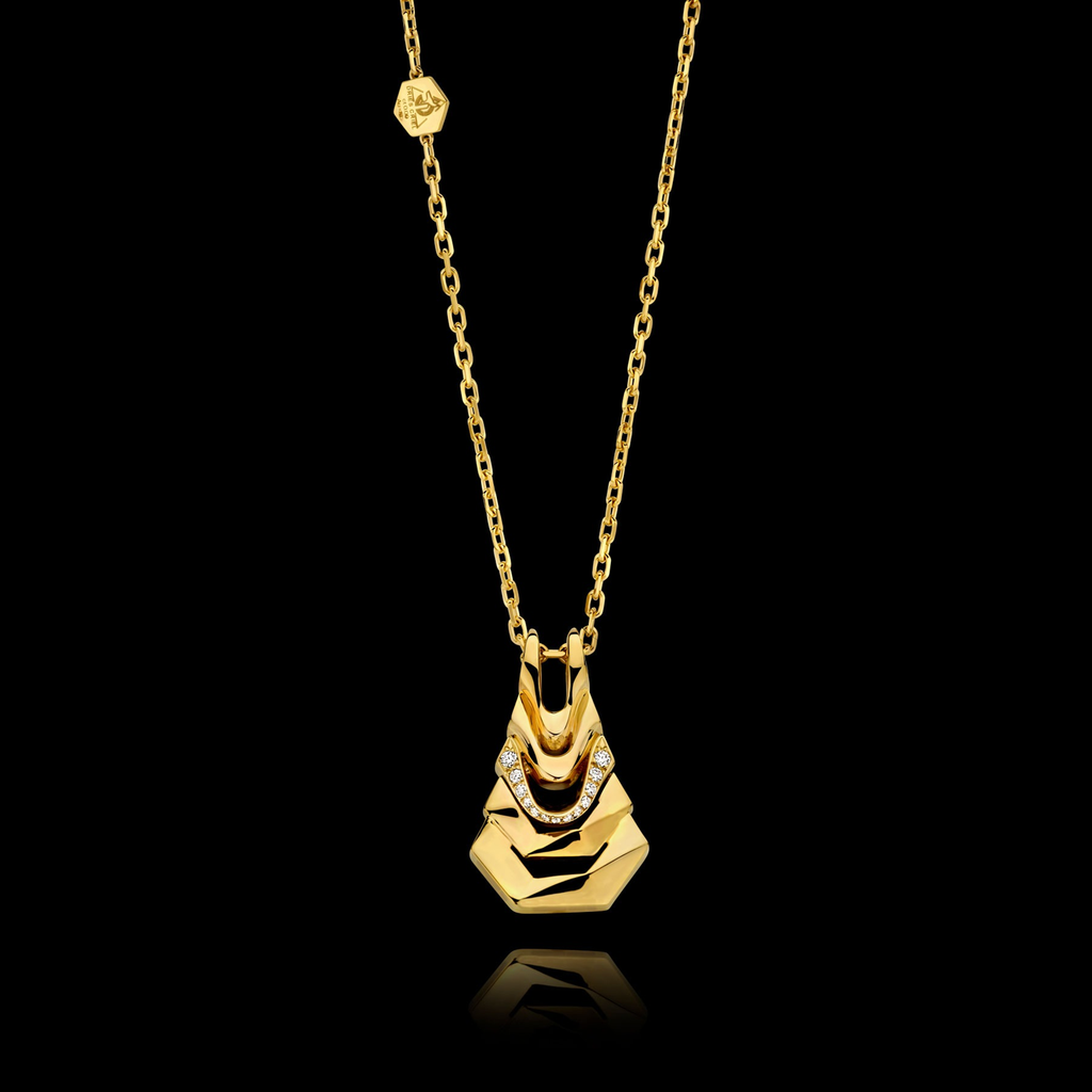 White Crow S pendant