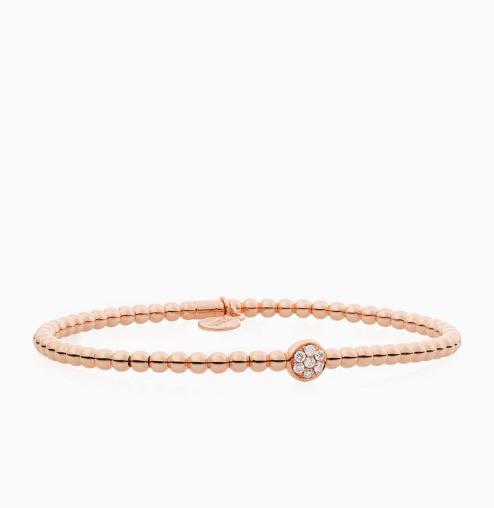 Armband Reflex Pink Gold Boule