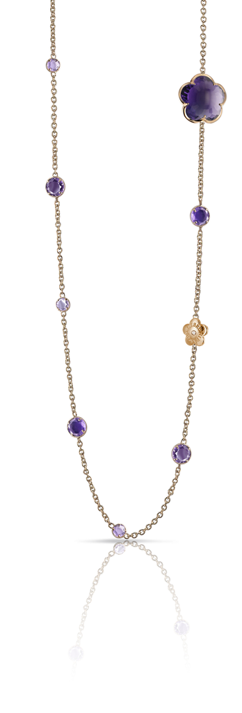 Bon - Ton sautoir pink gold Amethist