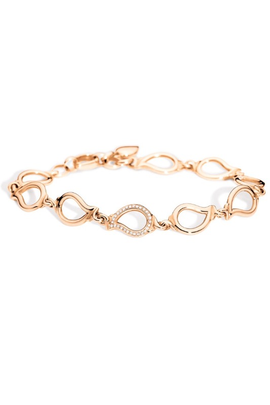 Bracelet SIGNATURE small - 1 element Diamond Pavé
